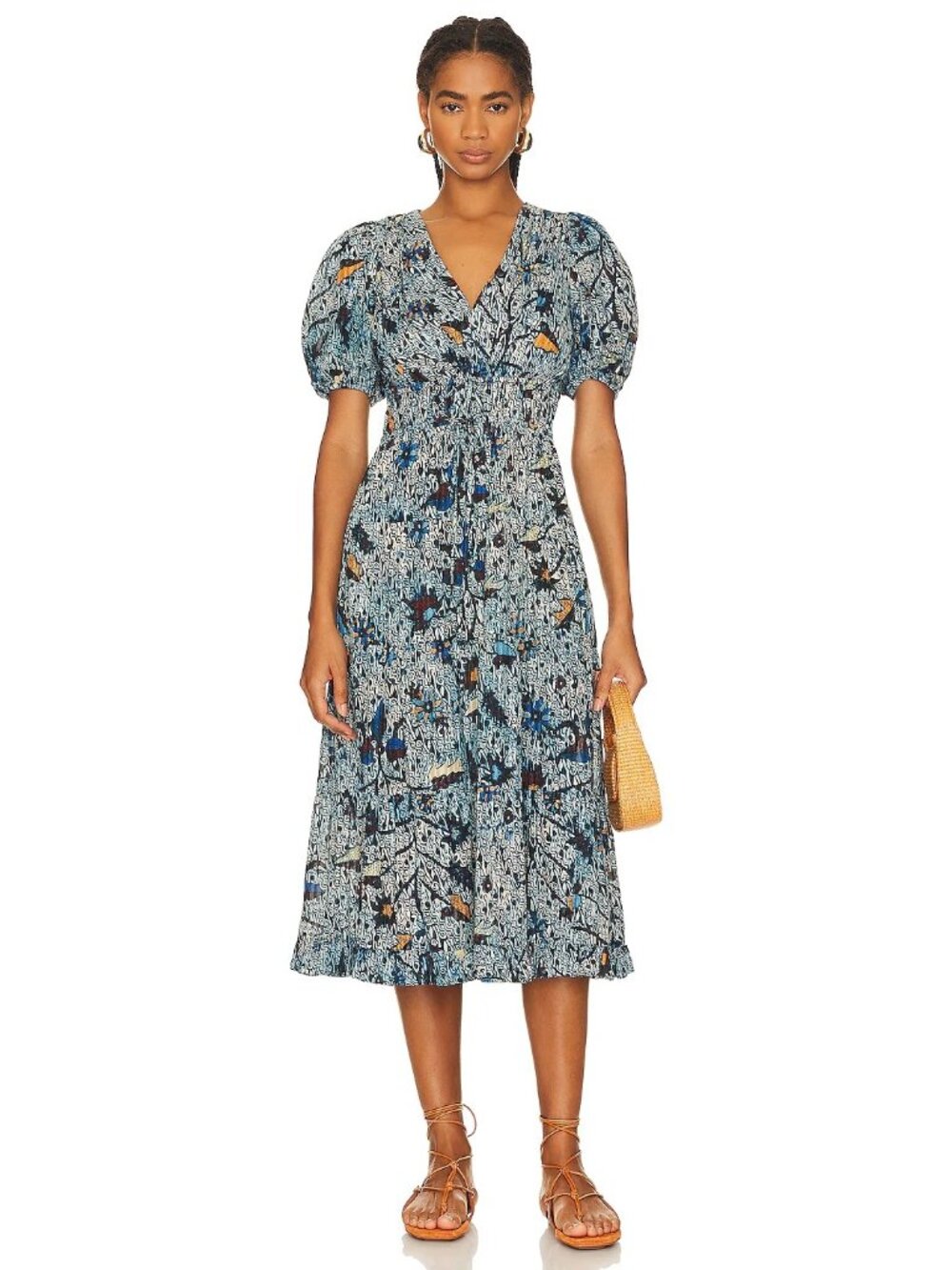 Ulla Johnson Thelma Dress in Morning Glory 16 Womens